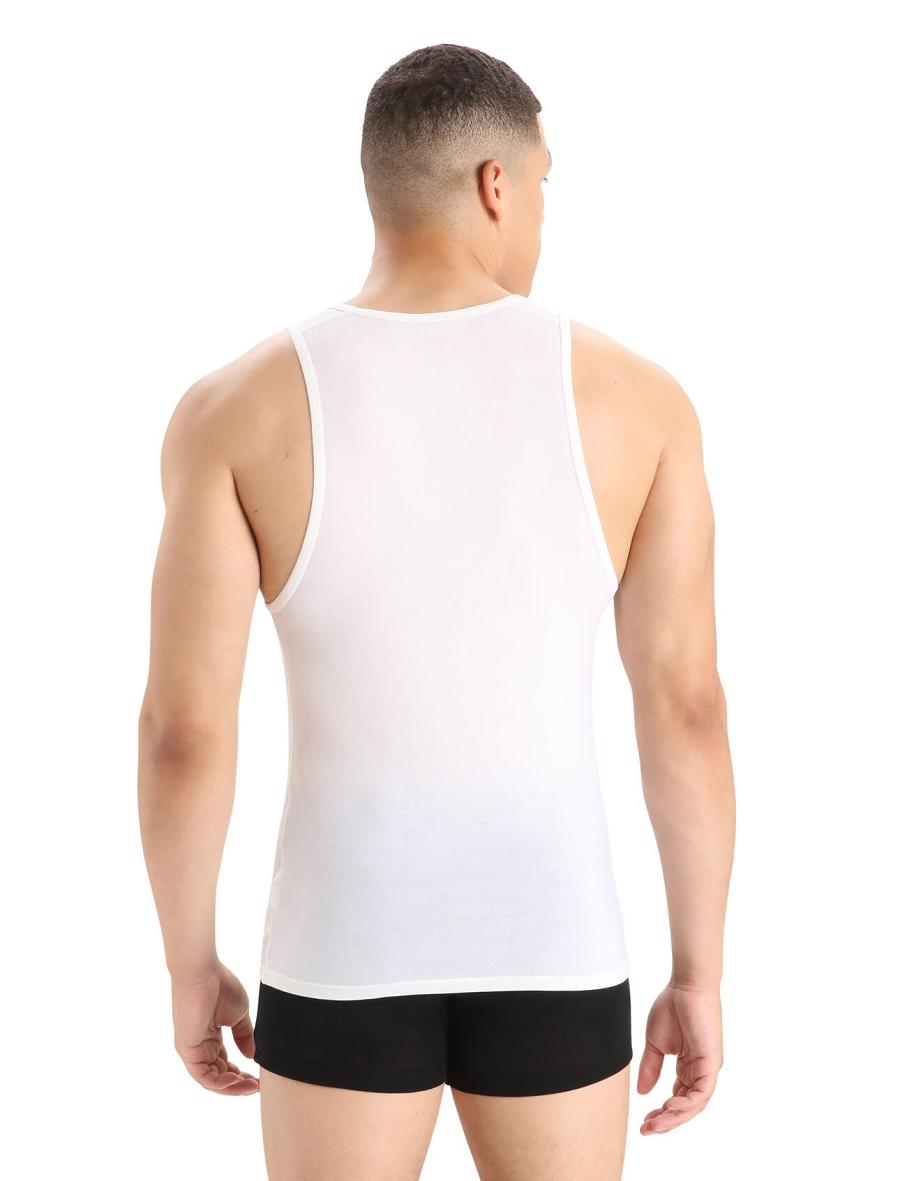 Snow Men's Icebreaker Merino Anatomica Tank Top Underwear | USA 1286RVDW